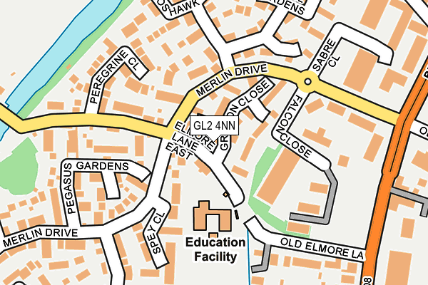 GL2 4NN map - OS OpenMap – Local (Ordnance Survey)