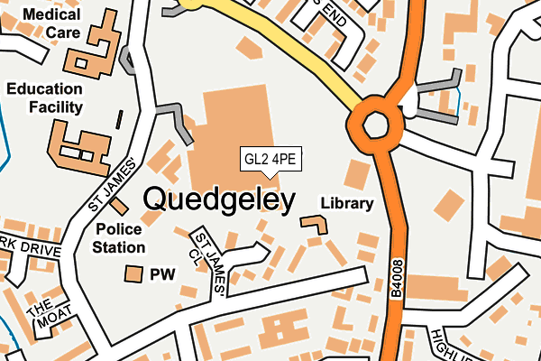 GL2 4PE map - OS OpenMap – Local (Ordnance Survey)