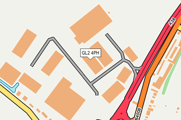 GL2 4PH map - OS OpenMap – Local (Ordnance Survey)