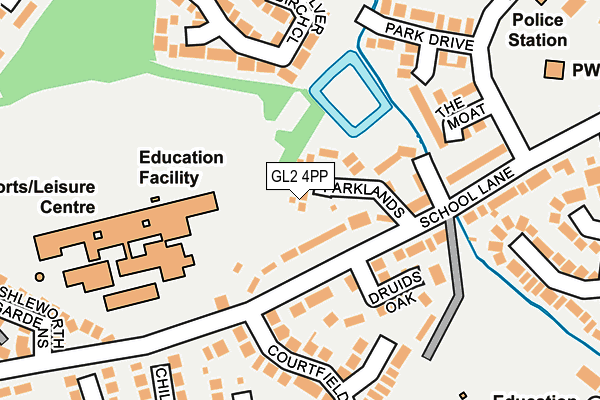 GL2 4PP map - OS OpenMap – Local (Ordnance Survey)