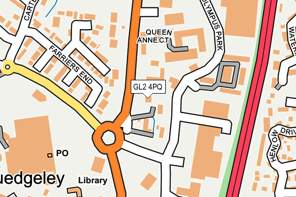 GL2 4PQ map - OS OpenMap – Local (Ordnance Survey)