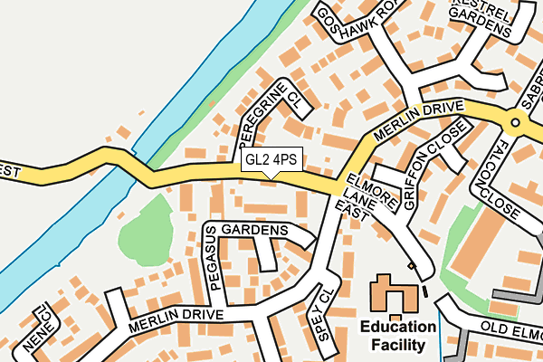 GL2 4PS map - OS OpenMap – Local (Ordnance Survey)