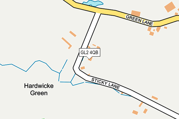 GL2 4QB map - OS OpenMap – Local (Ordnance Survey)