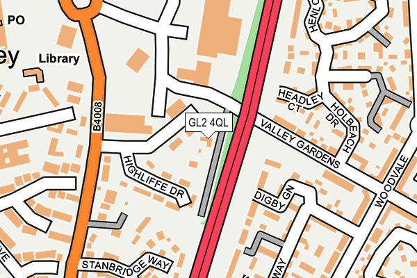 GL2 4QL map - OS OpenMap – Local (Ordnance Survey)