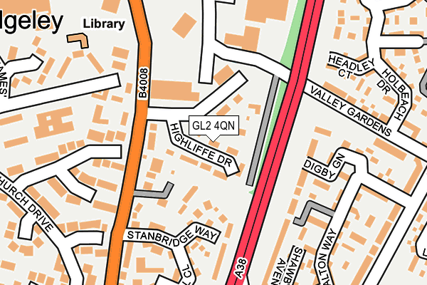 GL2 4QN map - OS OpenMap – Local (Ordnance Survey)