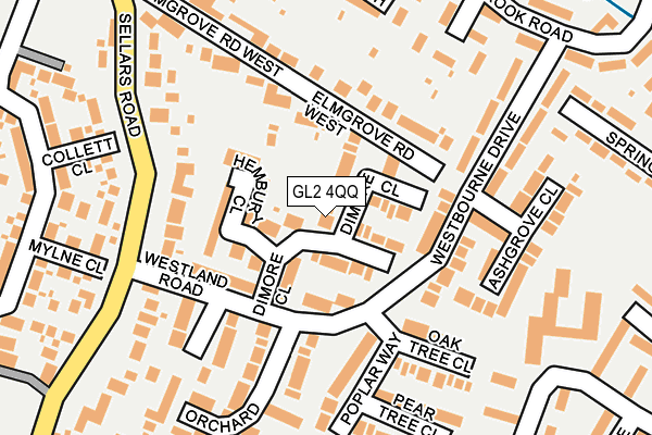Map of ROBINSON DAVID LTD at local scale
