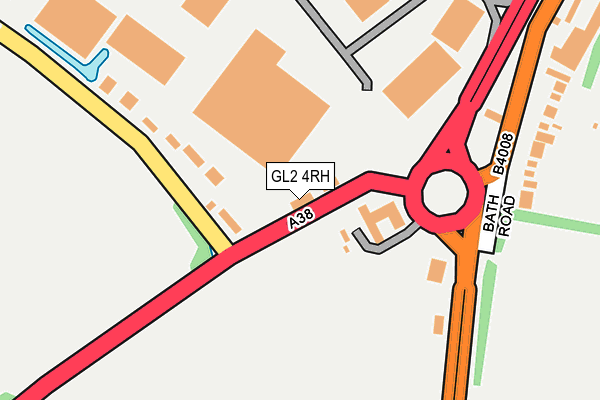 GL2 4RH map - OS OpenMap – Local (Ordnance Survey)