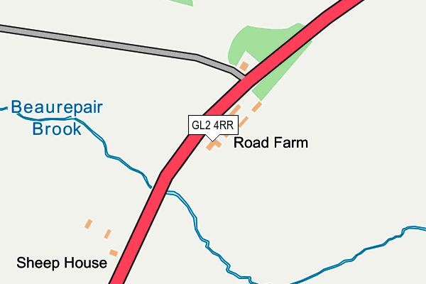 GL2 4RR map - OS OpenMap – Local (Ordnance Survey)