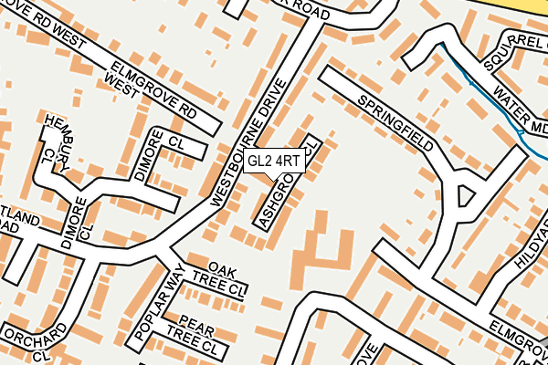 GL2 4RT map - OS OpenMap – Local (Ordnance Survey)