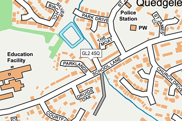 GL2 4SQ map - OS OpenMap – Local (Ordnance Survey)