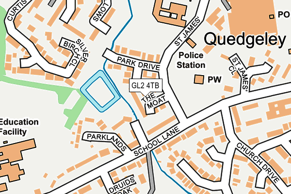 GL2 4TB map - OS OpenMap – Local (Ordnance Survey)