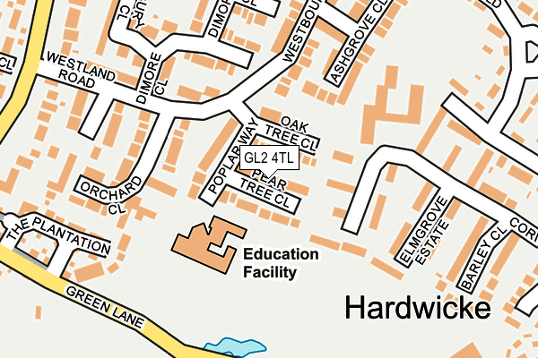 GL2 4TL map - OS OpenMap – Local (Ordnance Survey)