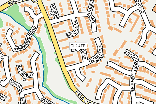 GL2 4TP map - OS OpenMap – Local (Ordnance Survey)