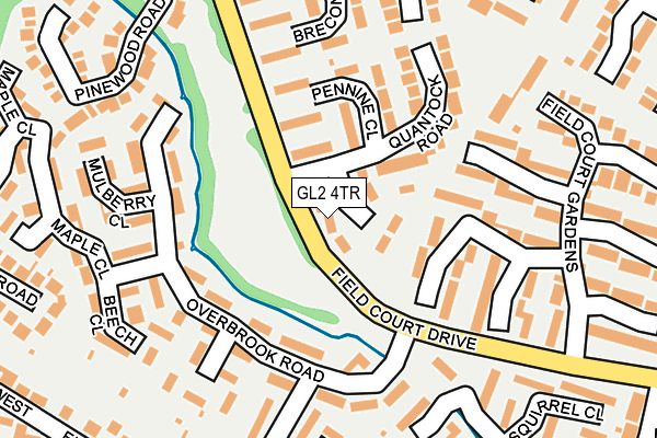 GL2 4TR map - OS OpenMap – Local (Ordnance Survey)