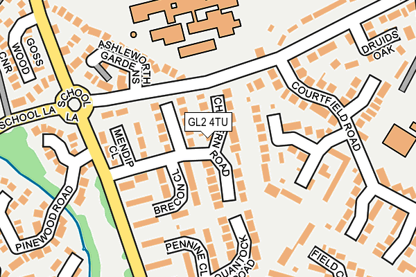 GL2 4TU map - OS OpenMap – Local (Ordnance Survey)