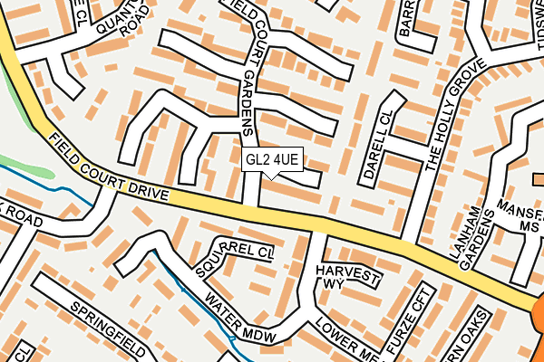 GL2 4UE map - OS OpenMap – Local (Ordnance Survey)