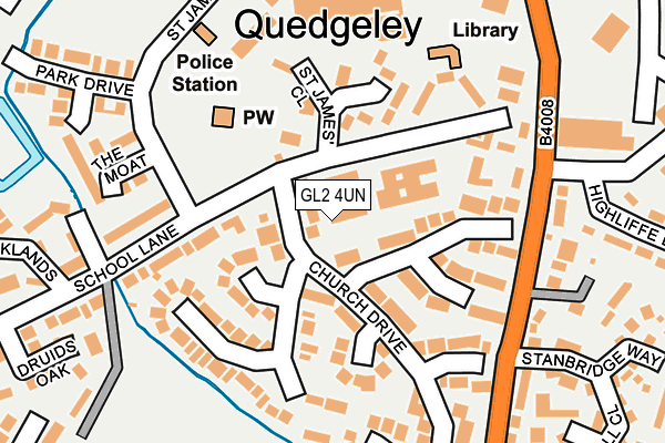 GL2 4UN map - OS OpenMap – Local (Ordnance Survey)