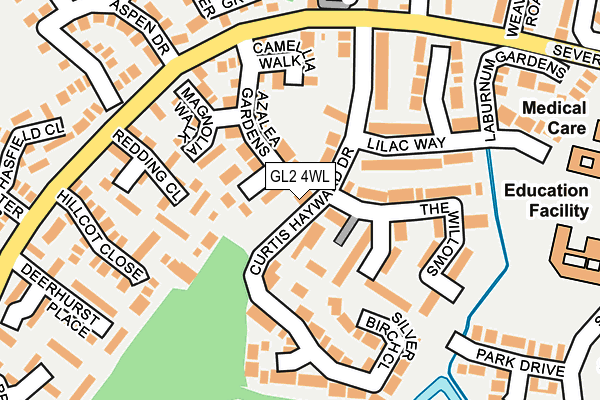 GL2 4WL map - OS OpenMap – Local (Ordnance Survey)
