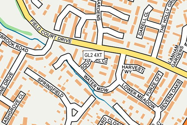 GL2 4XT map - OS OpenMap – Local (Ordnance Survey)