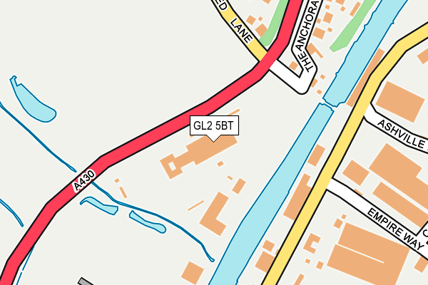 GL2 5BT map - OS OpenMap – Local (Ordnance Survey)