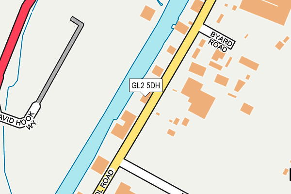 GL2 5DH map - OS OpenMap – Local (Ordnance Survey)