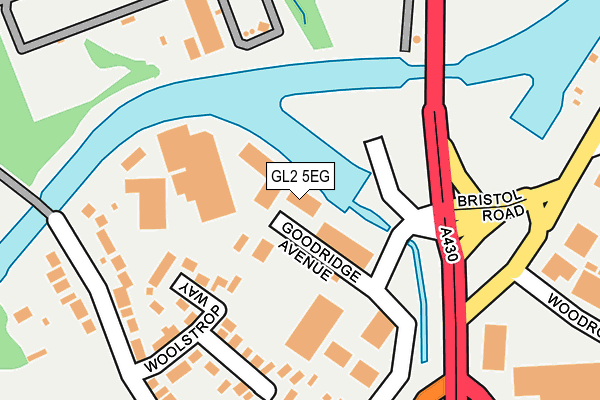 GL2 5EG map - OS OpenMap – Local (Ordnance Survey)