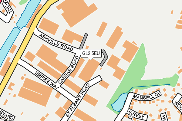 GL2 5EU map - OS OpenMap – Local (Ordnance Survey)