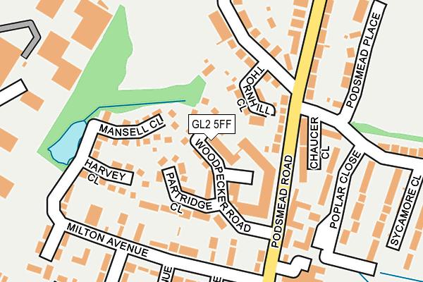 GL2 5FF map - OS OpenMap – Local (Ordnance Survey)