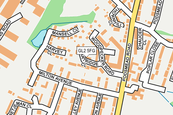 GL2 5FG map - OS OpenMap – Local (Ordnance Survey)