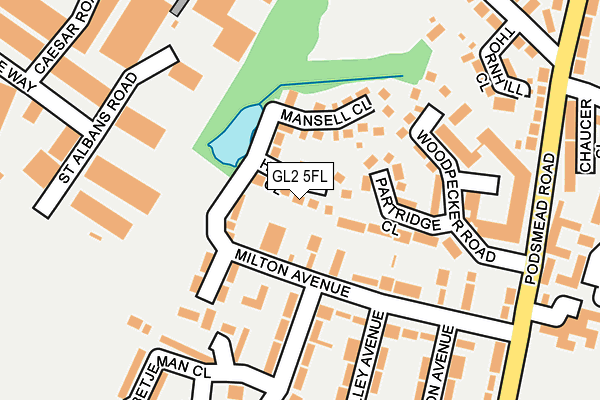 GL2 5FL map - OS OpenMap – Local (Ordnance Survey)
