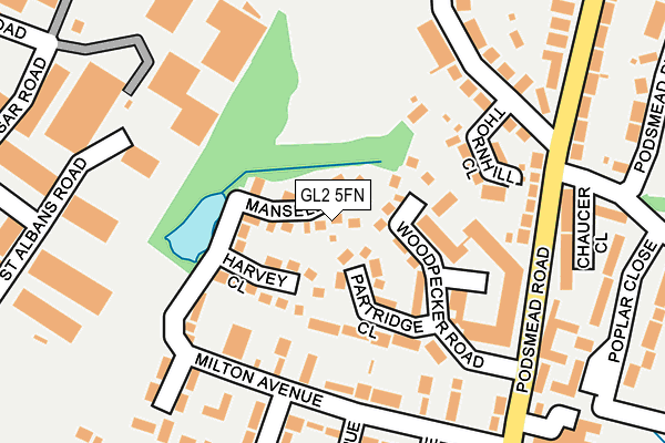 GL2 5FN map - OS OpenMap – Local (Ordnance Survey)