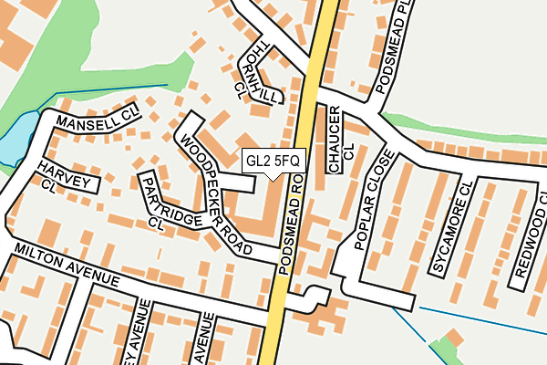 GL2 5FQ map - OS OpenMap – Local (Ordnance Survey)