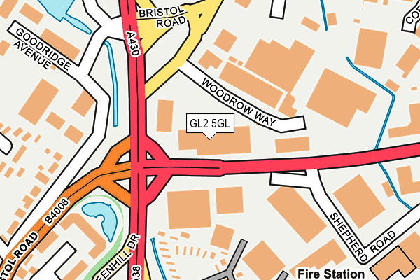 GL2 5GL map - OS OpenMap – Local (Ordnance Survey)