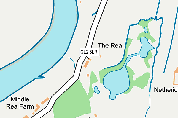 GL2 5LR map - OS OpenMap – Local (Ordnance Survey)