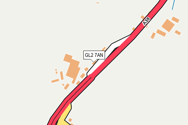 GL2 7AN map - OS OpenMap – Local (Ordnance Survey)