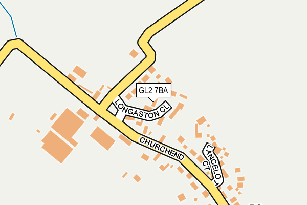 GL2 7BA map - OS OpenMap – Local (Ordnance Survey)