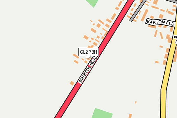 GL2 7BH map - OS OpenMap – Local (Ordnance Survey)