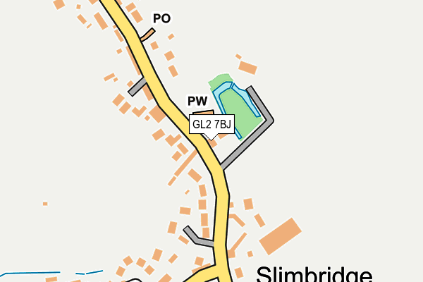 GL2 7BJ map - OS OpenMap – Local (Ordnance Survey)