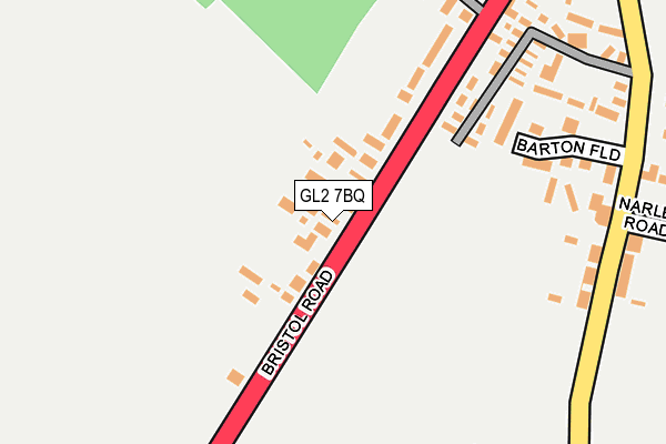 GL2 7BQ map - OS OpenMap – Local (Ordnance Survey)