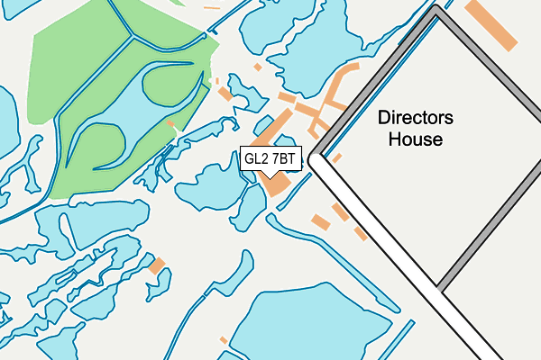 GL2 7BT map - OS OpenMap – Local (Ordnance Survey)