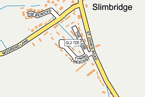 GL2 7DE map - OS OpenMap – Local (Ordnance Survey)