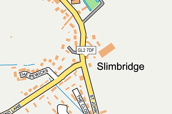 GL2 7DF map - OS OpenMap – Local (Ordnance Survey)