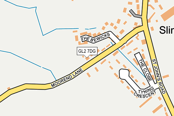 Map of MOOREND LIMITED at local scale