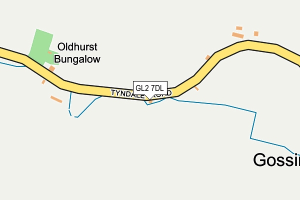 GL2 7DL map - OS OpenMap – Local (Ordnance Survey)