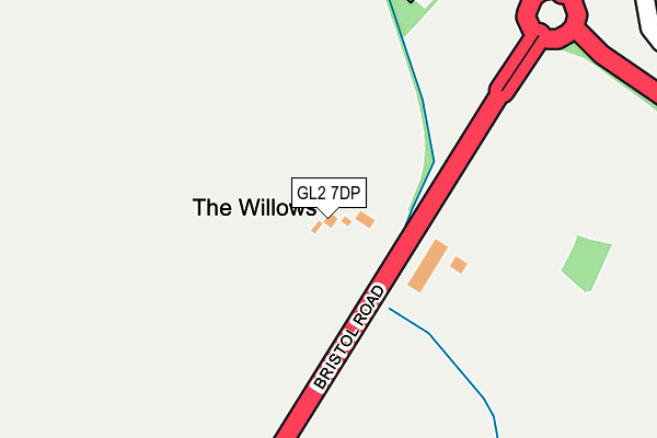 GL2 7DP map - OS OpenMap – Local (Ordnance Survey)