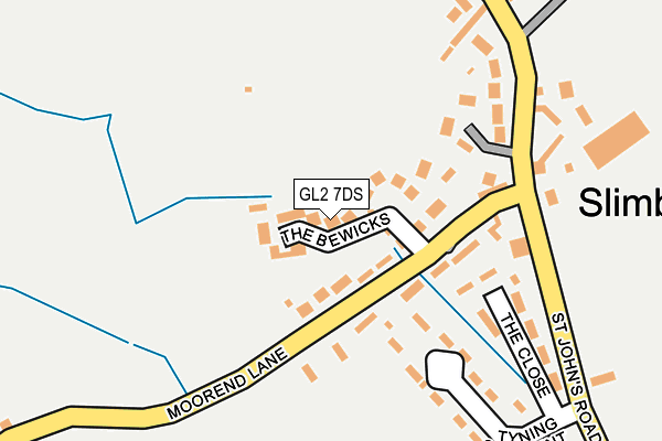 GL2 7DS map - OS OpenMap – Local (Ordnance Survey)