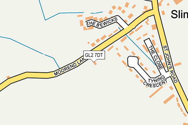 GL2 7DT map - OS OpenMap – Local (Ordnance Survey)
