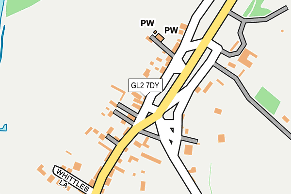 GL2 7DY map - OS OpenMap – Local (Ordnance Survey)