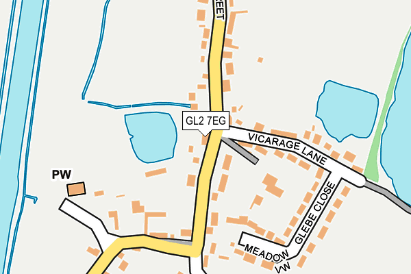 GL2 7EG map - OS OpenMap – Local (Ordnance Survey)