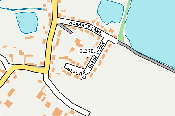 GL2 7EL map - OS OpenMap – Local (Ordnance Survey)